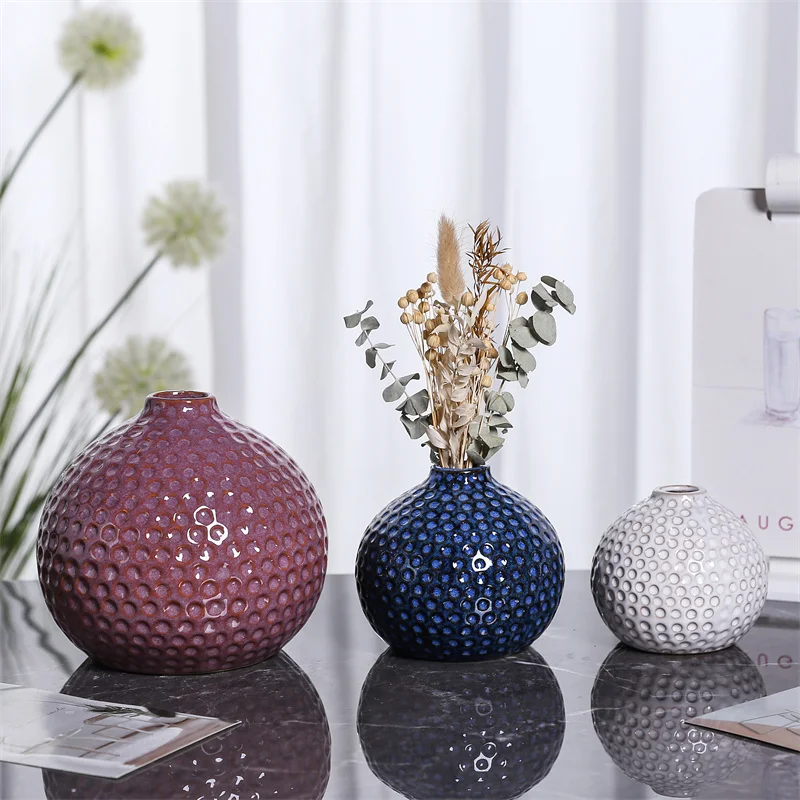 Best Selling Wholesale Coral Vases Design Boho Flower Pot Ceramic Flower Vase For Home Decor