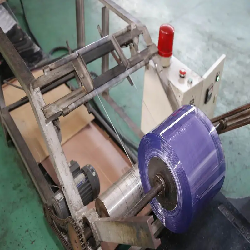 Transparent Blue Strip Curtains Freezer Curtain