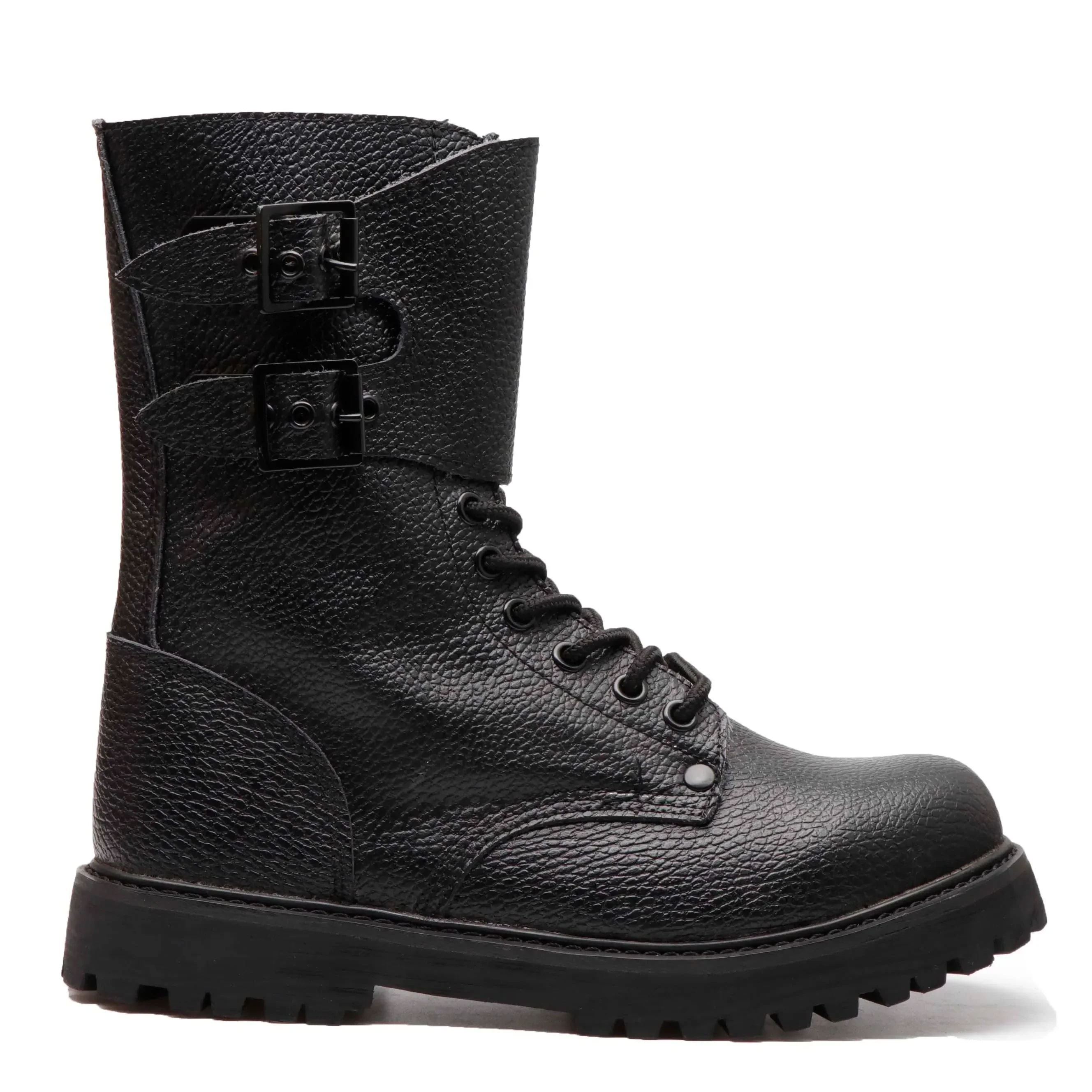 Protect U Hot Sale Model New Design Men Micro Fiber Genuine Leather Combat Tactical Combat Boots