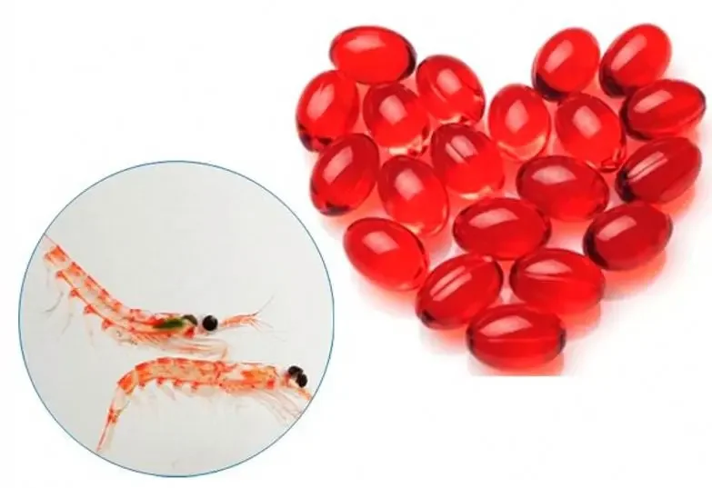 Private Label Omega 3 Krill Oil Softgel Red Capsules Health Supplement For Adults