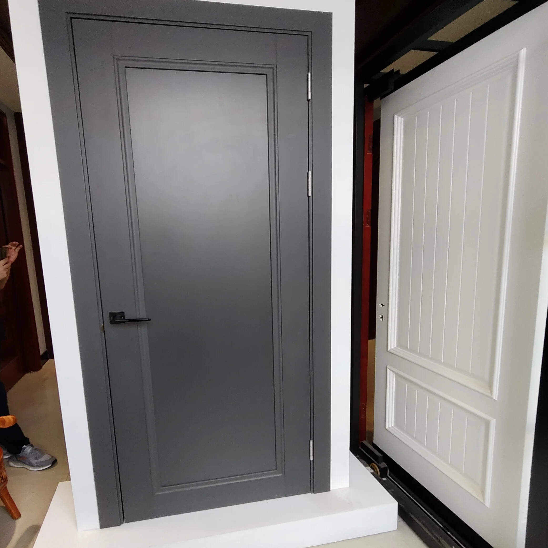 GTCO 850*2400*45mm Customized Size Honeycomb Paper Filling Melamine Wood Door for Apartment and Room Door