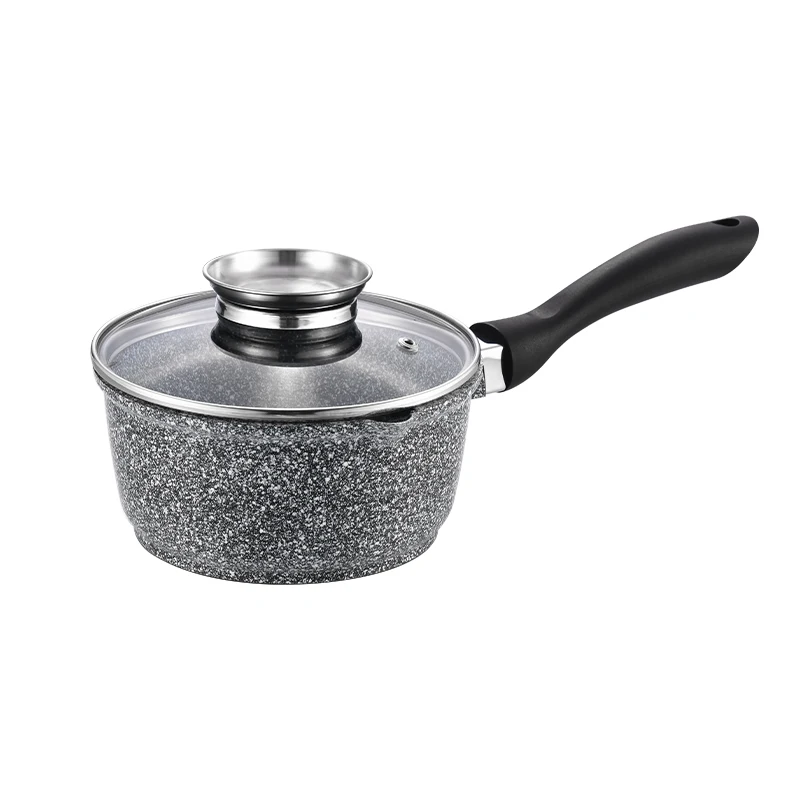 10 Pcs  Aluminum Kitchenware Set With Heat Resistant Painting Eco-friendly Color Ceramic Cooking Pan And Pot Set