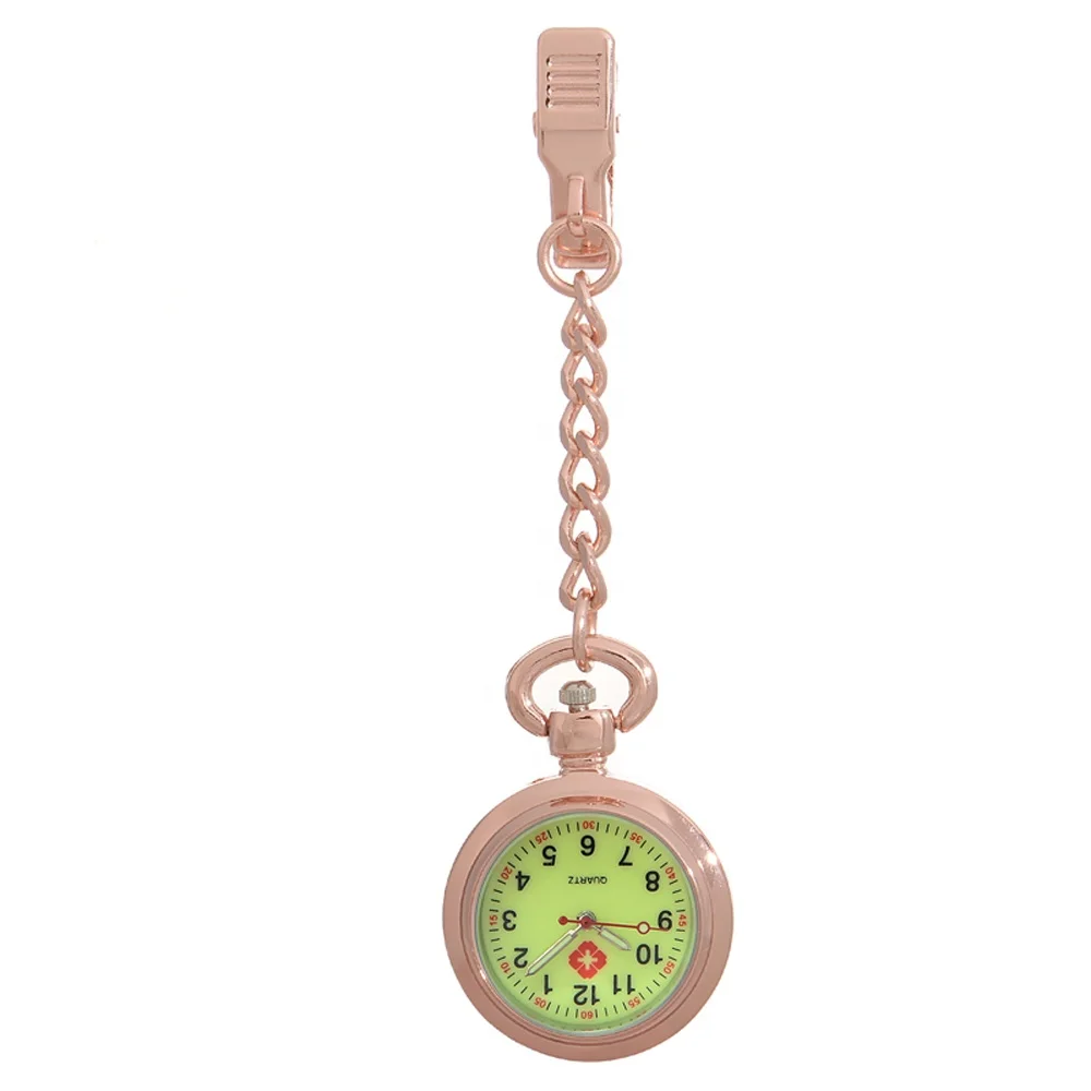 Personalised quartz watches japan movt brooch pocket nursing watch