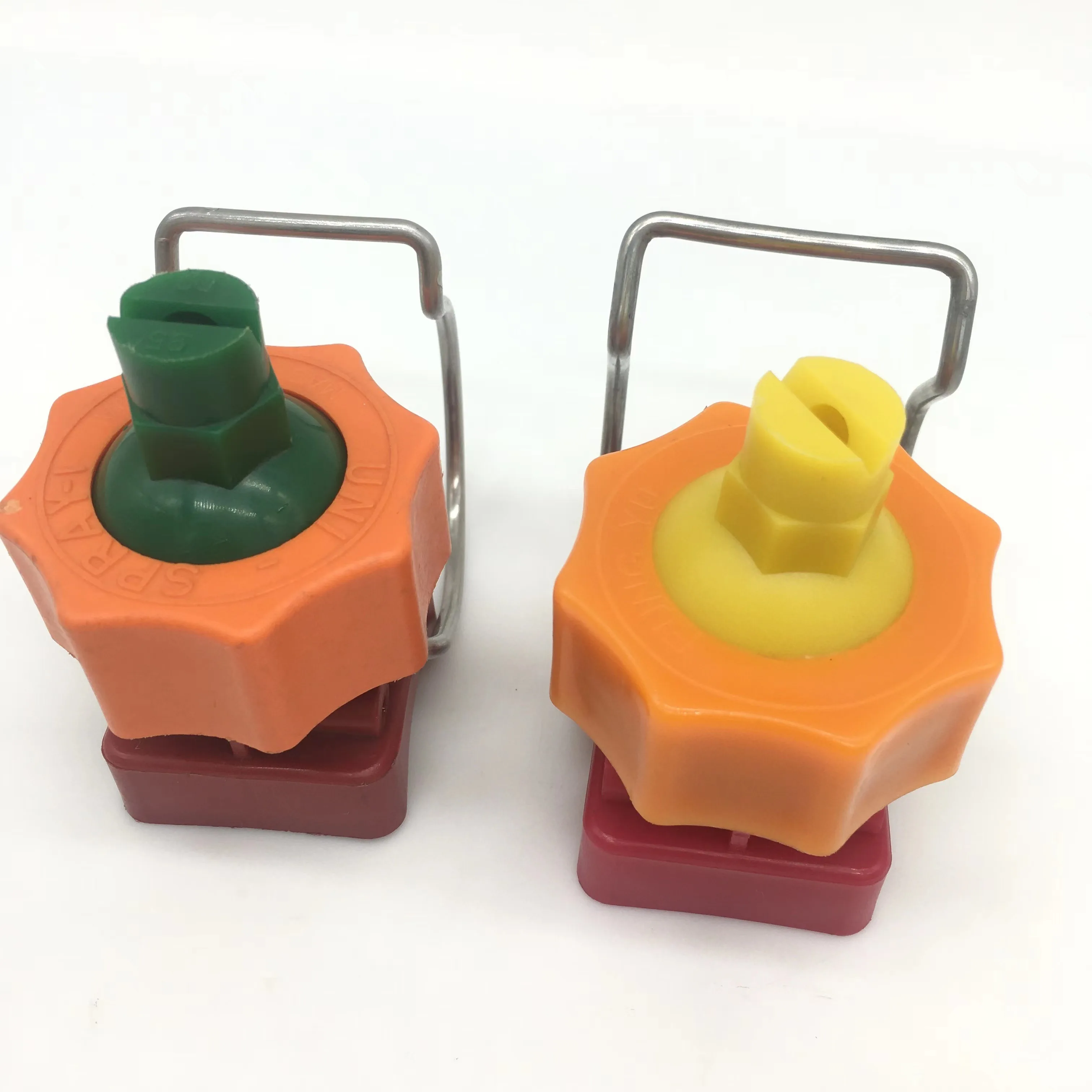 plastic spray nozzle for treatment