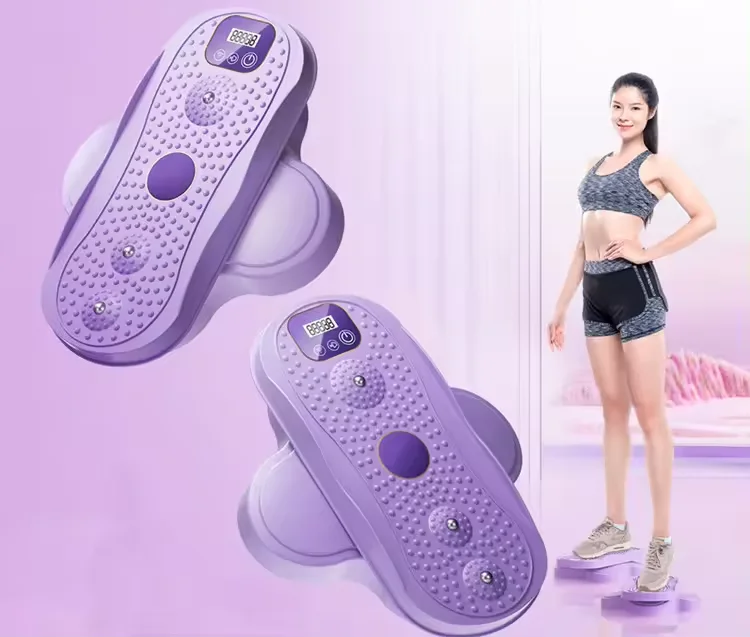 RS New Upgrade Double Bearing Waist Twisting Disc Ab Twister Board Split Type 2PC Waist Twister Plate With Counter