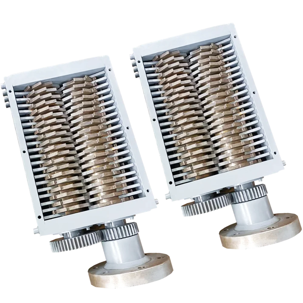 FDL-Double Shaft Shredder Feeding Box Shredder Chassis Machine Blade