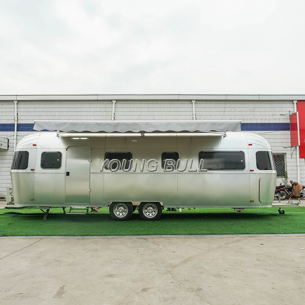 rv trailers with slides electric folding toy hauler camper trailer air stream 4x4 overland caravan