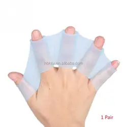 High Quality Unisex Frog Type Silicone Girdles Swimming Hand Fins Flippers Palm Finger Webbed Gloves Paddle Water Sports