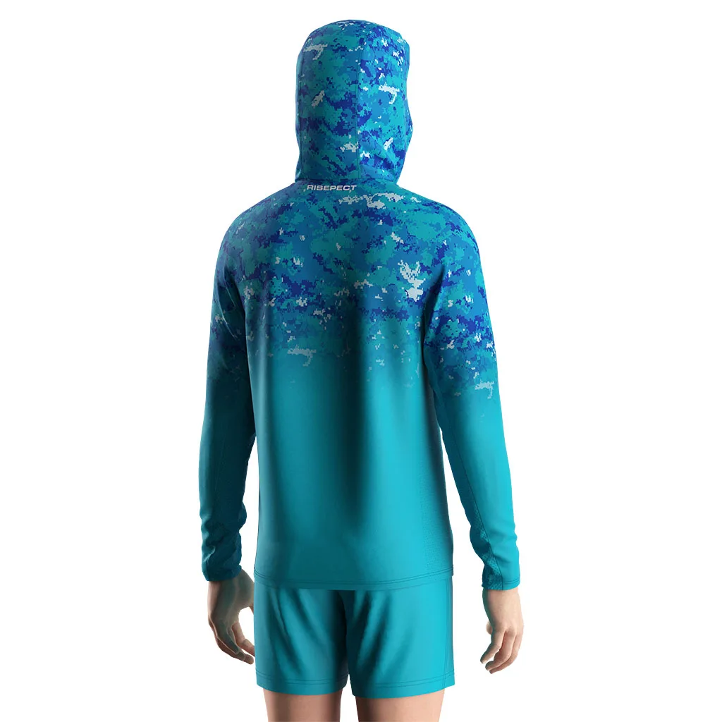 Wholesale Eco-Friendly Sun Protection Fast-Dry Colombia Facemask Fishing Hoodies Fishing Shirts