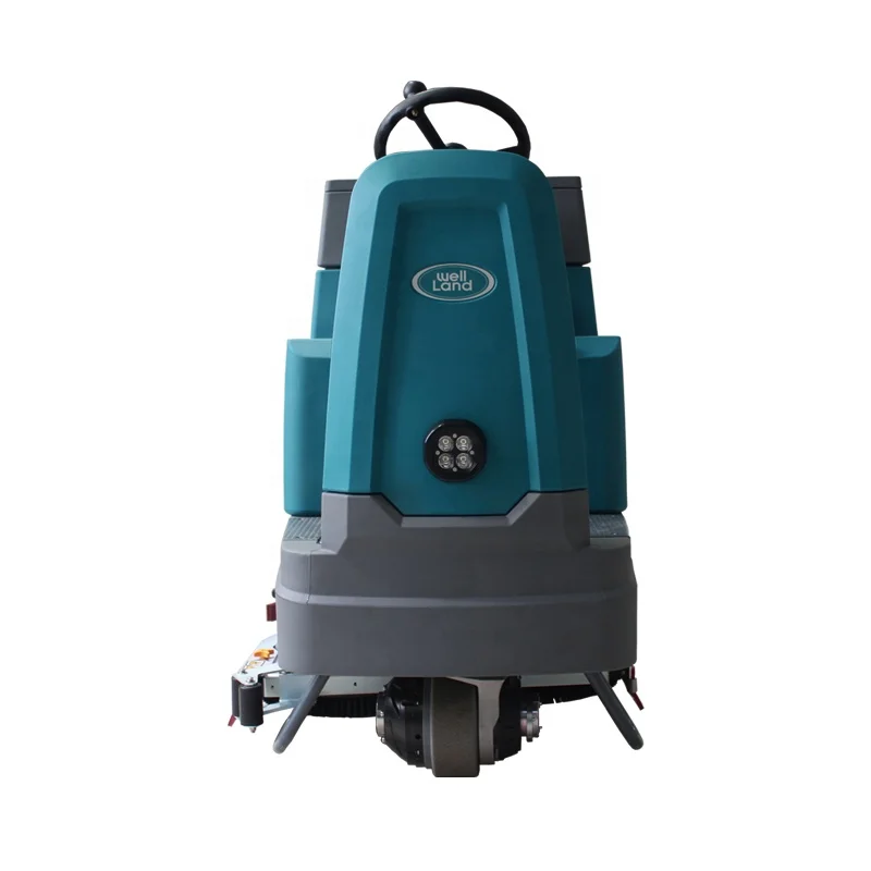 Multi Function Road Cleaning Equipment Wet Industrial Floor Sweeper Ride On Floor Scrubber