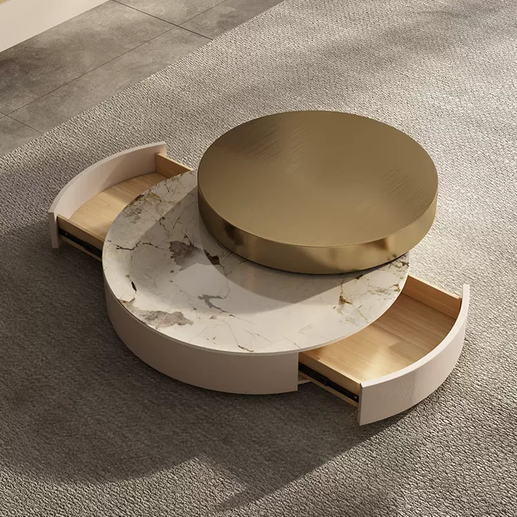 New Design Metal big coffee table Modular House Solution console table modern luxury