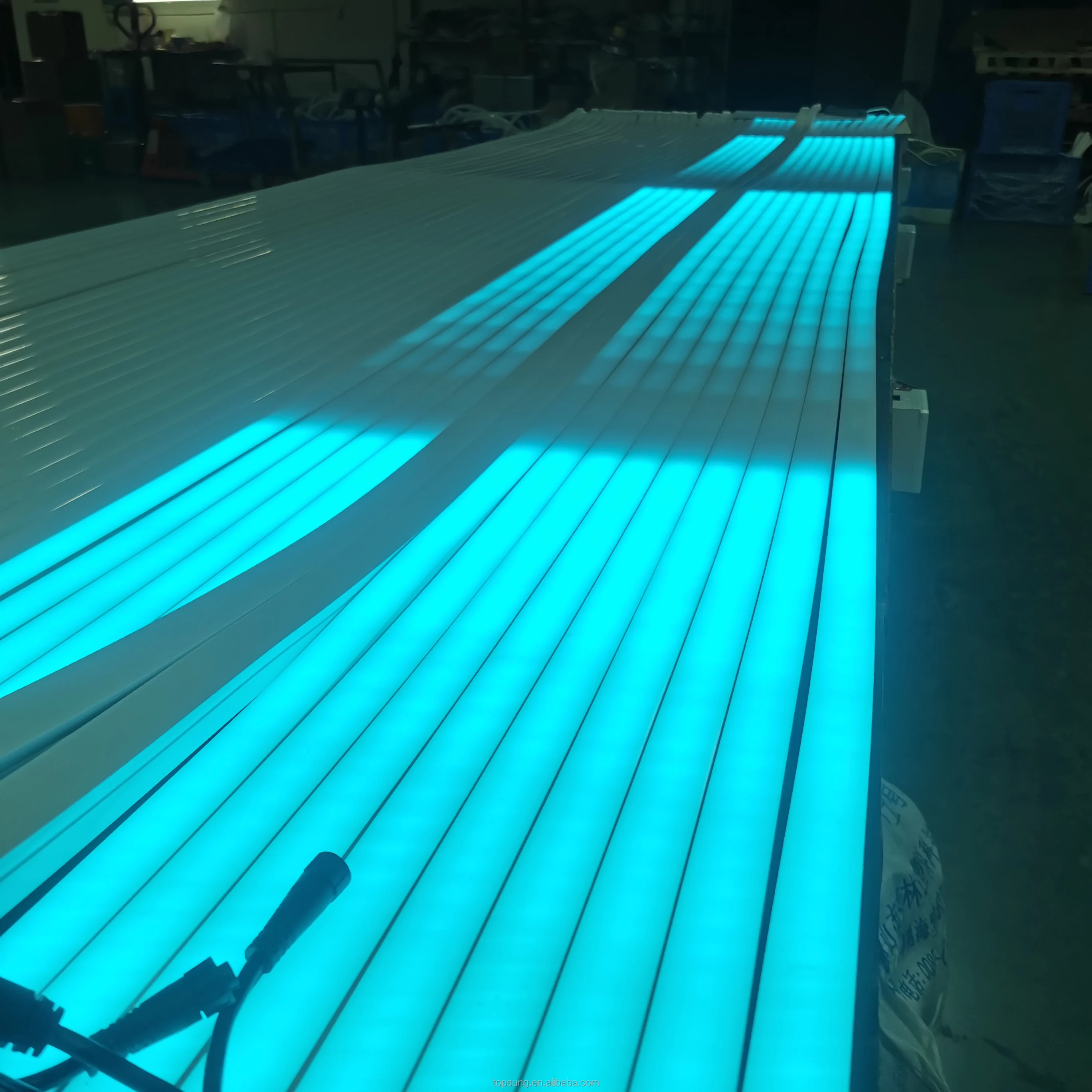 50mm flexible neo neon light bar 24v neonf-flex strips whole sale decorative luz rgbic rgbw dmx 512 digital lightings