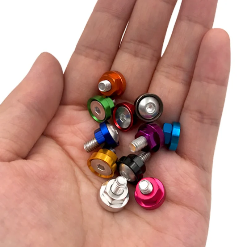 Aluminum Alloy 7071 7075 6061 6063 Anodized Flat Cup Washers M2M3M4M5M6M8 Countersunk Washer For Drone/Car