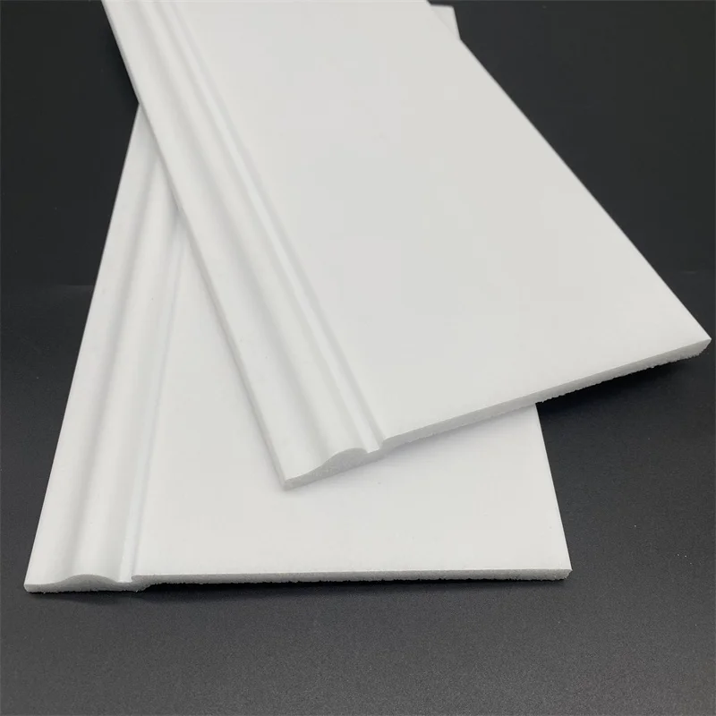 Home Decorative Modern Flooring Accessories Polystyrene Ps Waterproof Skirting Base Board Trims Plastic Baseboard