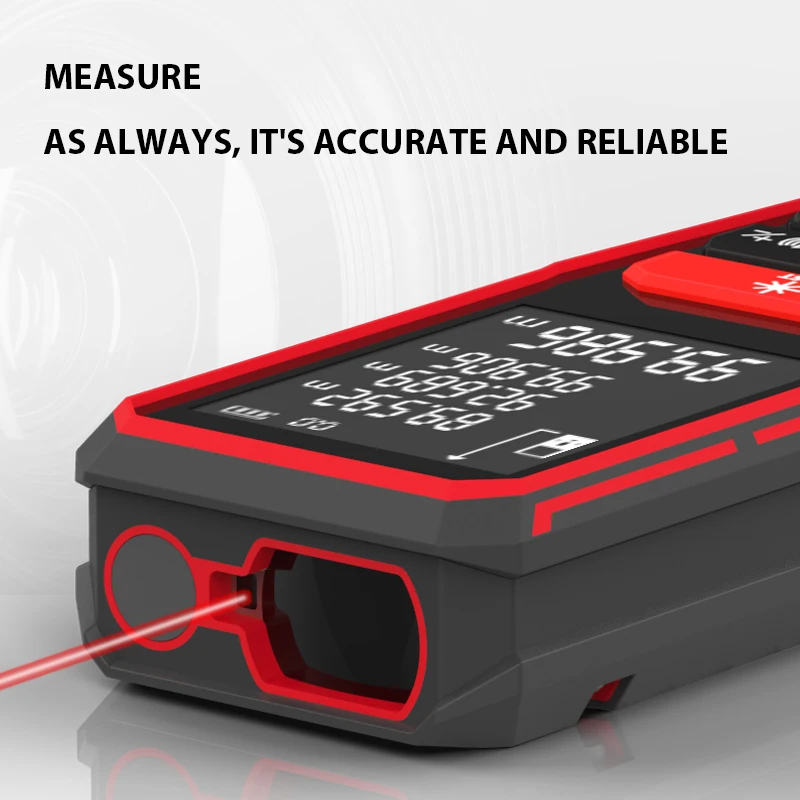 Factory OEM Handleld 40m 70m 100m 120m LCD Backlight Digital Rangefinder Tool Laser Distance Meter