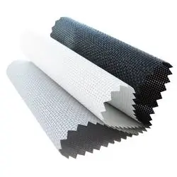 Window Shade Polyester Sunscreen Fabric Blackout Curtain Blind Fabric For Roller Blinds From China Supplier
