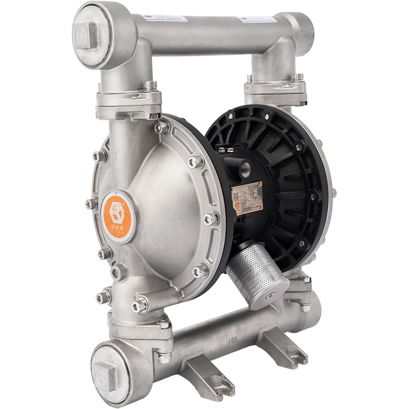GODO QBY3-65P Stainless Steel Diaphragm Pump Easy-Control Pneumatic Transfer Pumps for Industrial & Chemical Use Water Sewage