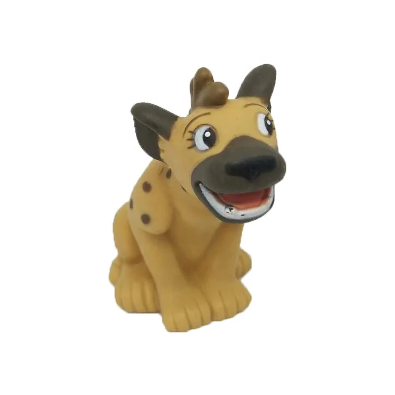Learning Cartoon Toys Action Figure Baby Early Education Safe Hyena Animal Manufacturers Rotational Kid Toy Vinyl Toys