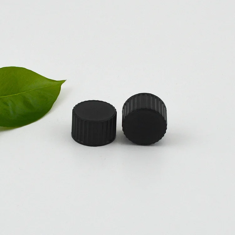 18/410 Black/white Bakelite Cap Phenolic UF Lid with Poly Seal Cone Liner