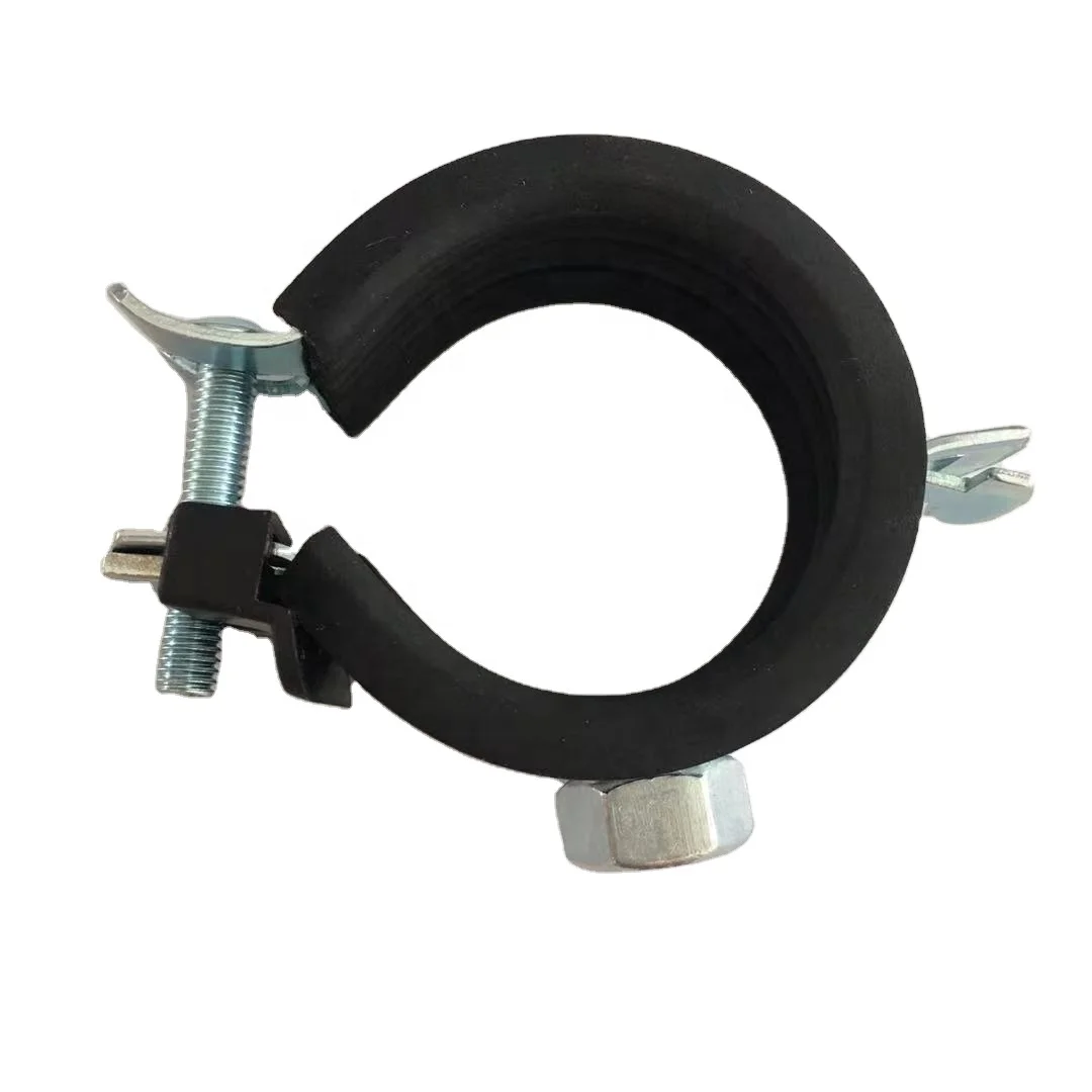 hanging China supplier pipe clamp with rubber