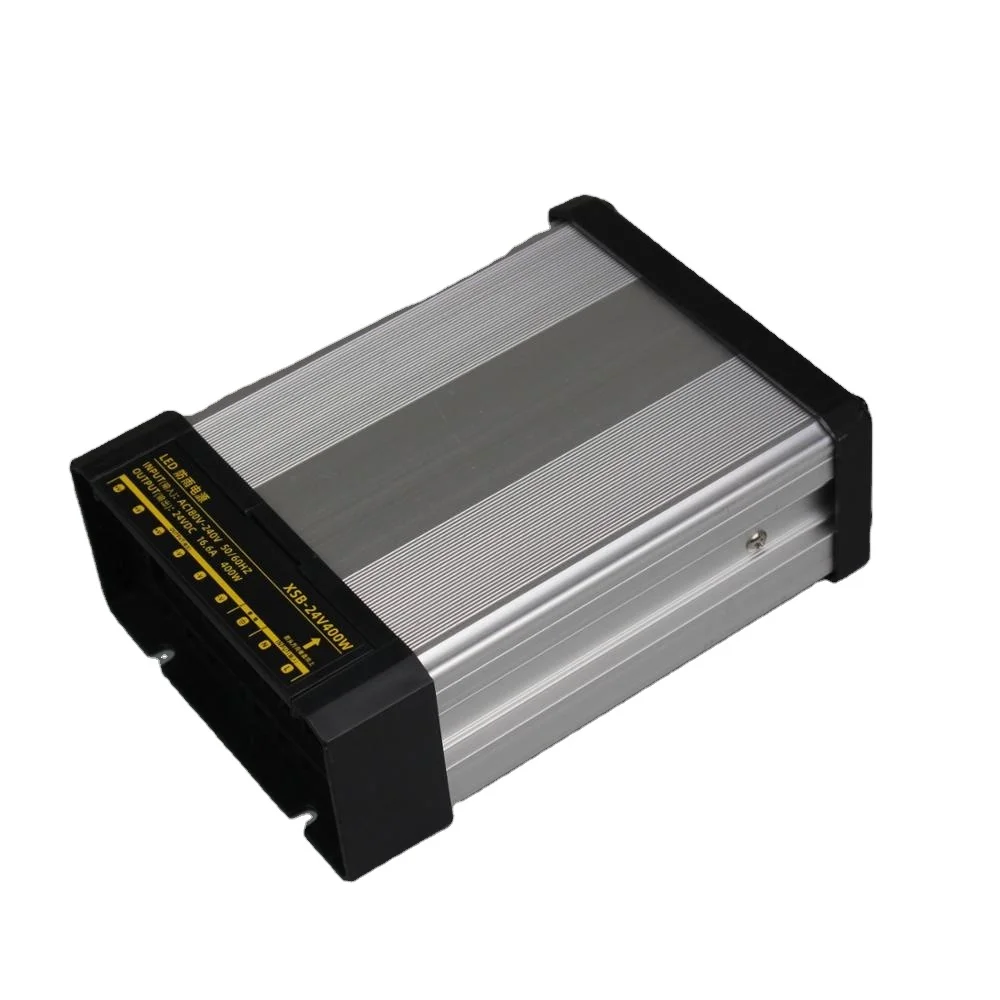 Hot Sell China Factory 5 12 24V 60 to 400W Rainproof Power Supply