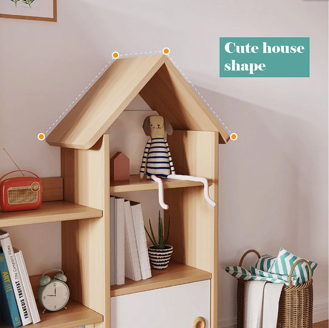 High quality board solid wood core small house baby cabinet