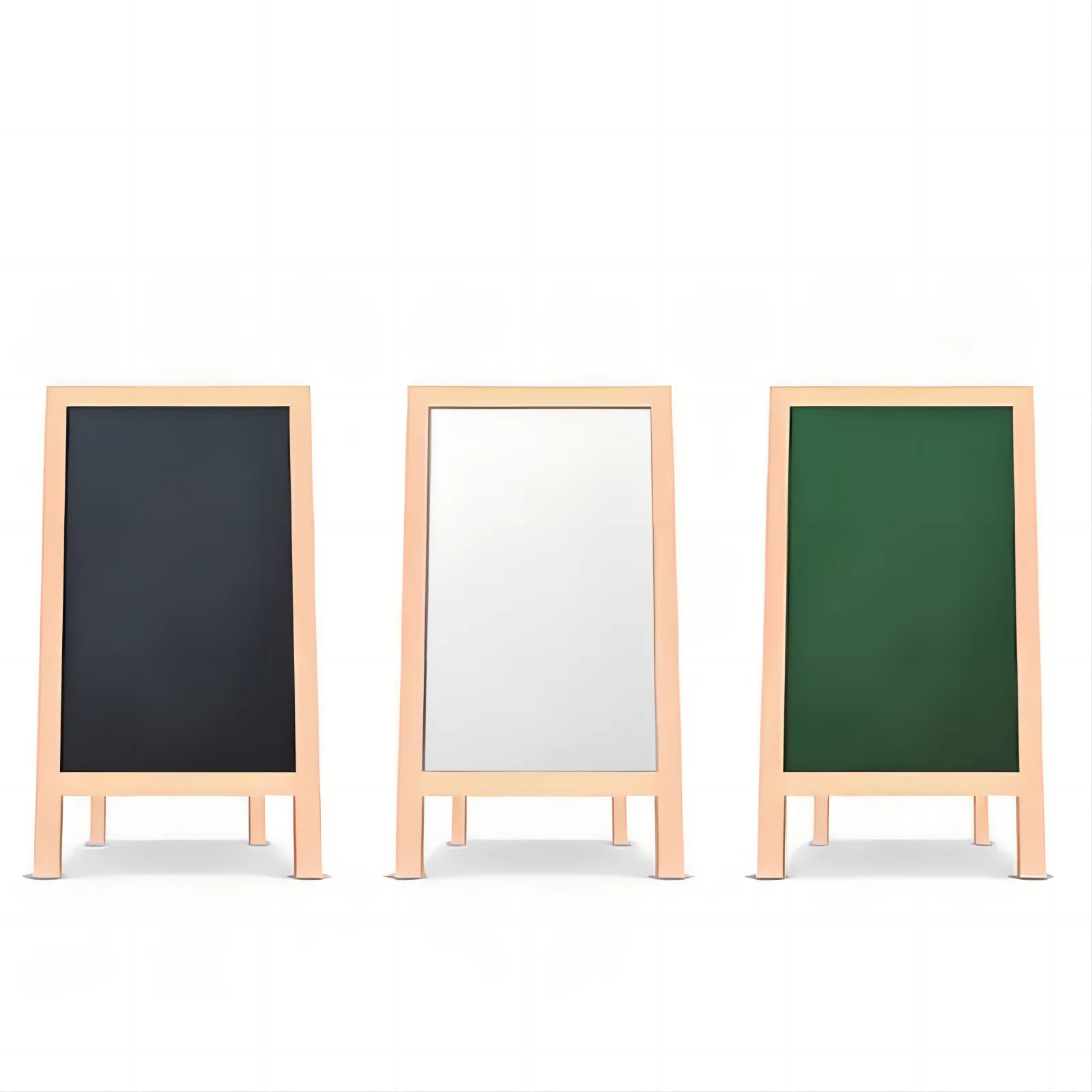 A Frame Chalkboard Signs Double Sided Wooden Chalkboard With Stand Pavement Promotion Blackboard