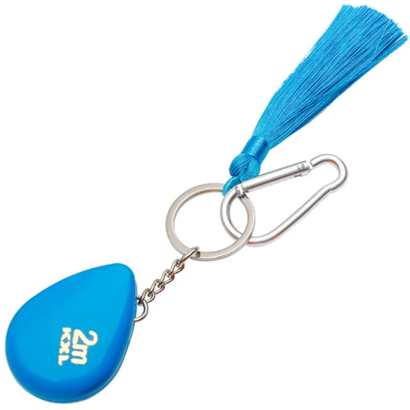 Red Blue Yellow Pink Green Orange Mini Key chain Water Drop and Plastic PVC Carbon Steel Material Tape Measure