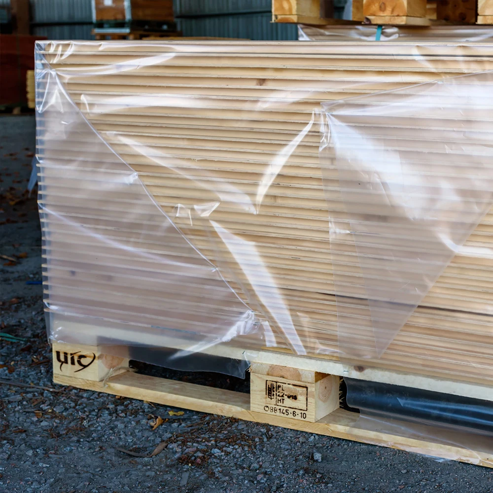 Reusable waterproof insulated plastic pallet covers with customized sizes and thickness