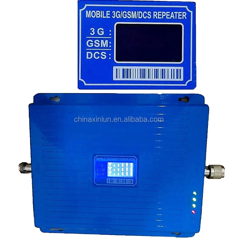2G 3G 4G 900/2100/2600MHz GSM/3G/LTE Tri band Cell Phone Signal Booster/Repeater/Amplifier
