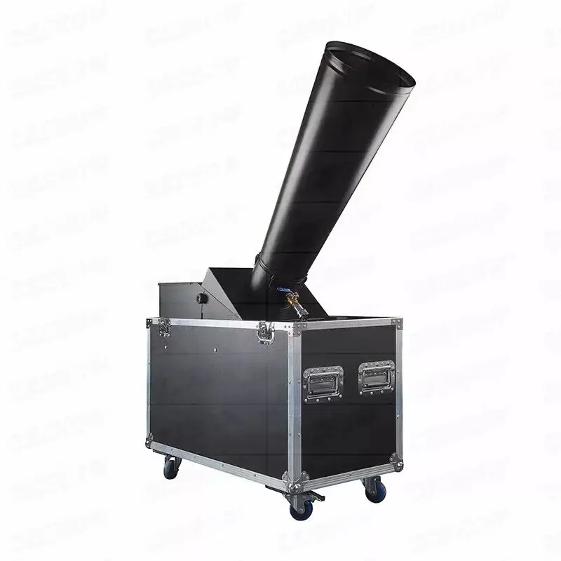 Professional small CO2 rainbow confetti cannon wedding confetti blower cannon machine mini CO2 confetti cannon can be DMX512