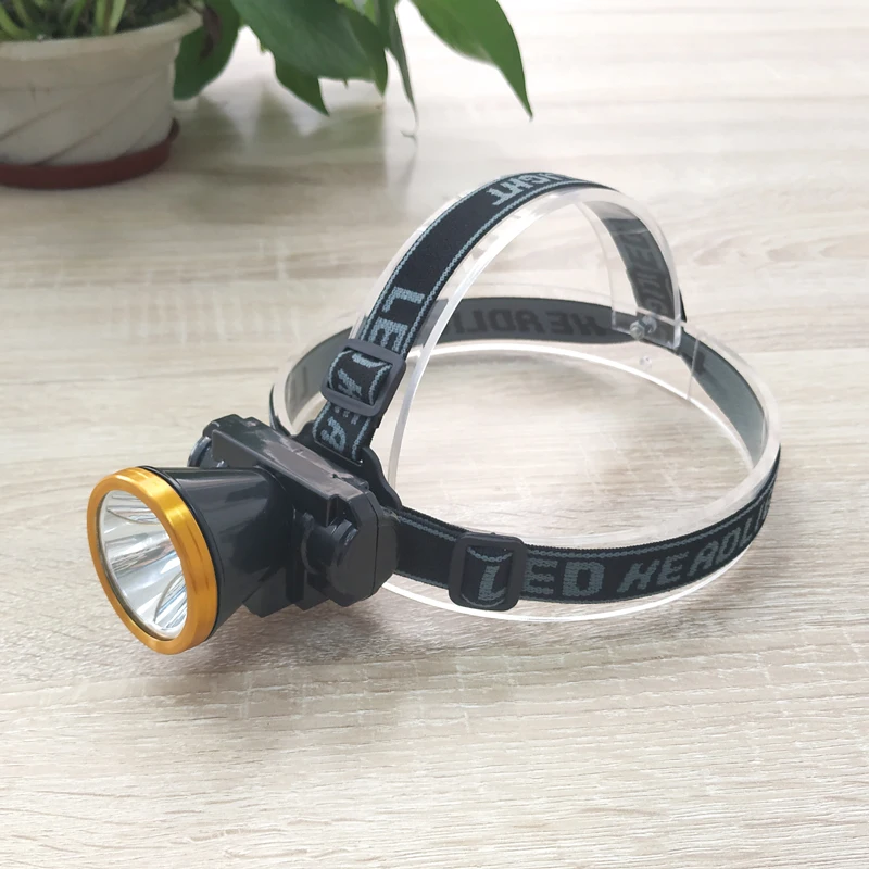 lampe frontale Rechargeable Cordless Miners Cap Lamp Led Mining Lights Luminous Headlamp