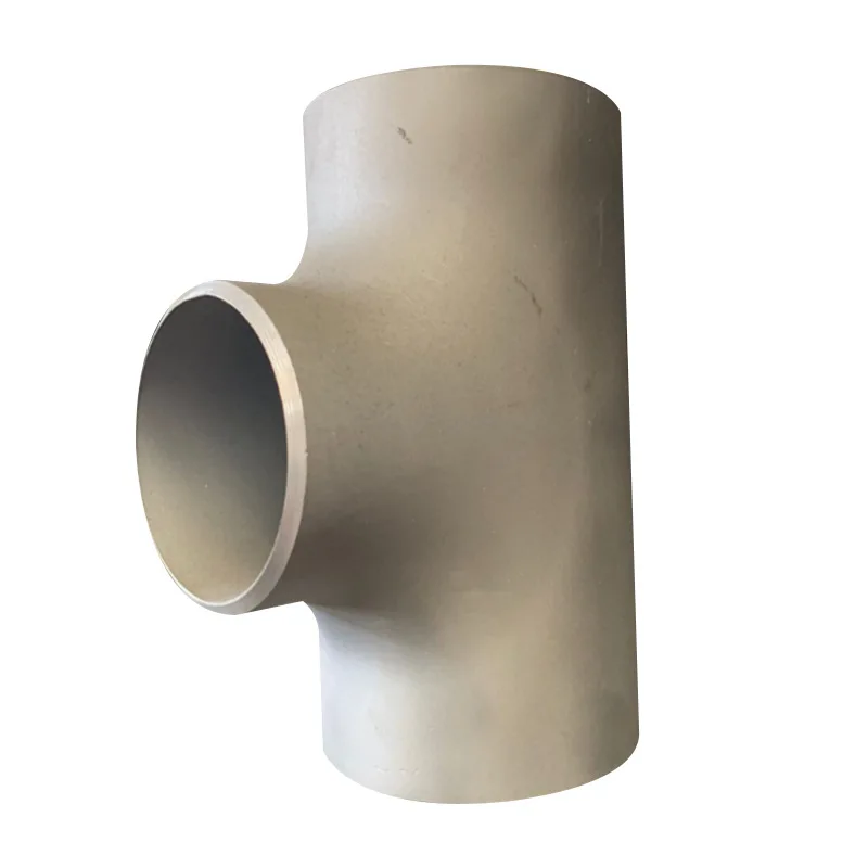 Carbon steel And stainless steel 304 316l Pipe Fittings Din2615 Butt Welded Seamless Straight Equal Cross tee For Industry
