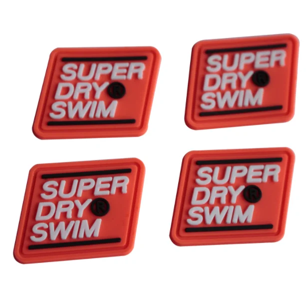 Personalized Logo Custom Soft Pvc Clothing Rubber Badge 3d PVC Velcro Patch