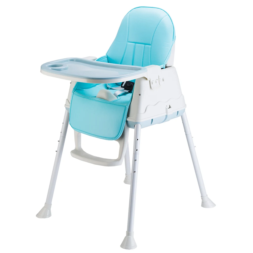 Hot sale eco friendly plastic foldable high chair baby feeding