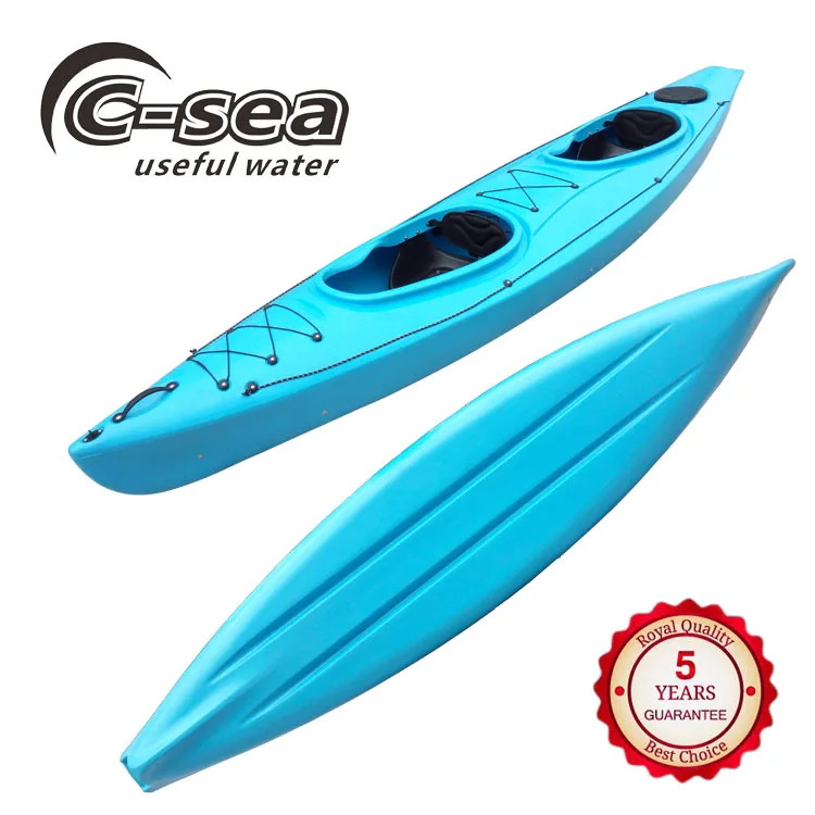 New standard plastic Touring kayaks Double sit in peddal kayaks