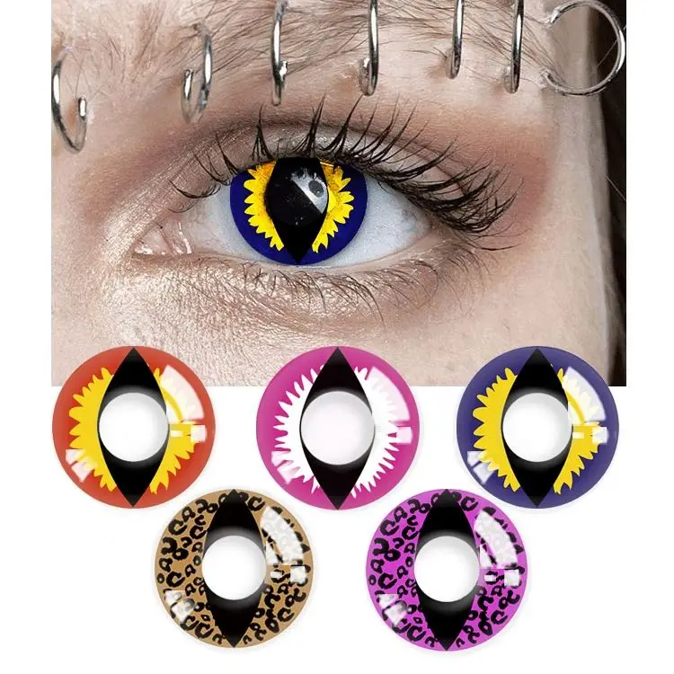 aFancy Pro  Wholesale New Cat Eyes Model Brilliant Contact Lens Contacts Factory