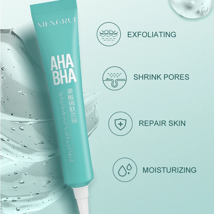 rejuvenation mask 3 layers alpha hydroxyl acid formula repair refine skin smooth skin