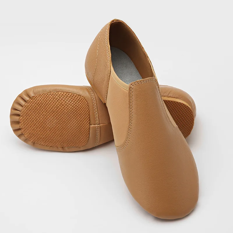 Girls Adult Dance Jazz Dance Ballet Indoor Anti slip Soft Sole Breathable High Quality Cowhide Teacher Shaped Shoes