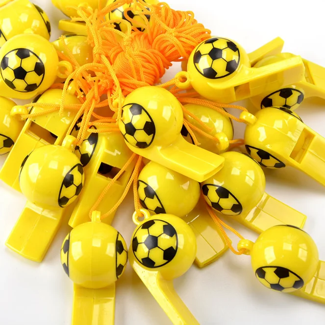 Whistle Children Football Whistle Environmentally Friendly Plastic Children Activity Toys Cheering Fans Part