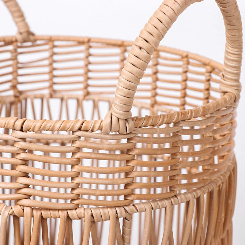 Other Storage Basket Plastic & Teen Storage Organizers and Storage Home Hand Woven Tall Round Kids Handmade Multifunction 5pcs