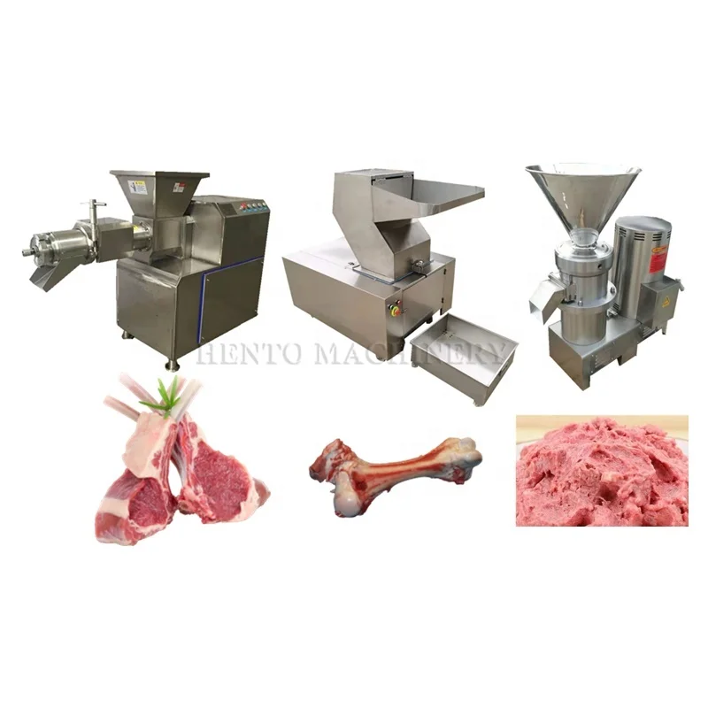 High Quality Beef Meat Bone Separator / Grinder Bone Bone Crusher / Bone Mud Paste Production Line