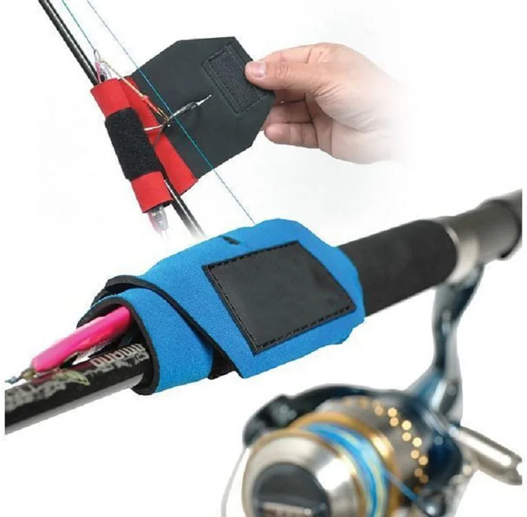 Neoprene Jig  Lure Wraps Fishing Lure Wraps preventing it from banging and scratching fishing equipment