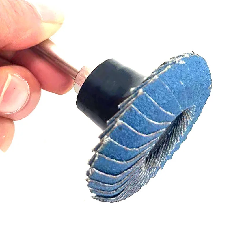 AutoErizo Curved Edge Zirconia Oxide Flap Discs 2 Inch Roll Lock Quick Change Sanding Discs