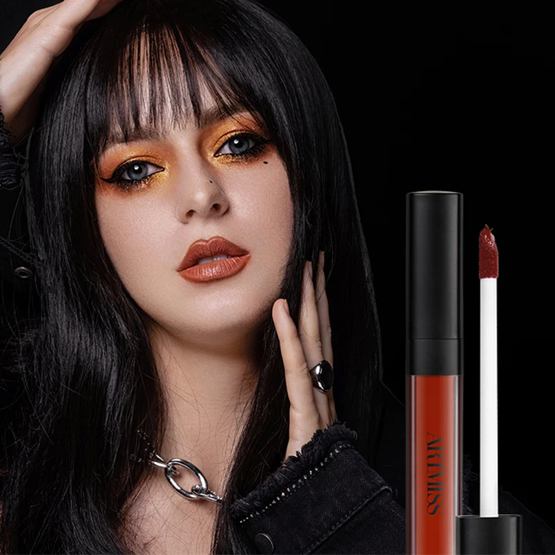 Без логотипа частная этикетка низкий MOQ Пользовательский логотип вашей компании, Длительное Действие, водонепрорицаемый, матовый блеск для губ, макияж, бархатная Матовая жидкая губная помада