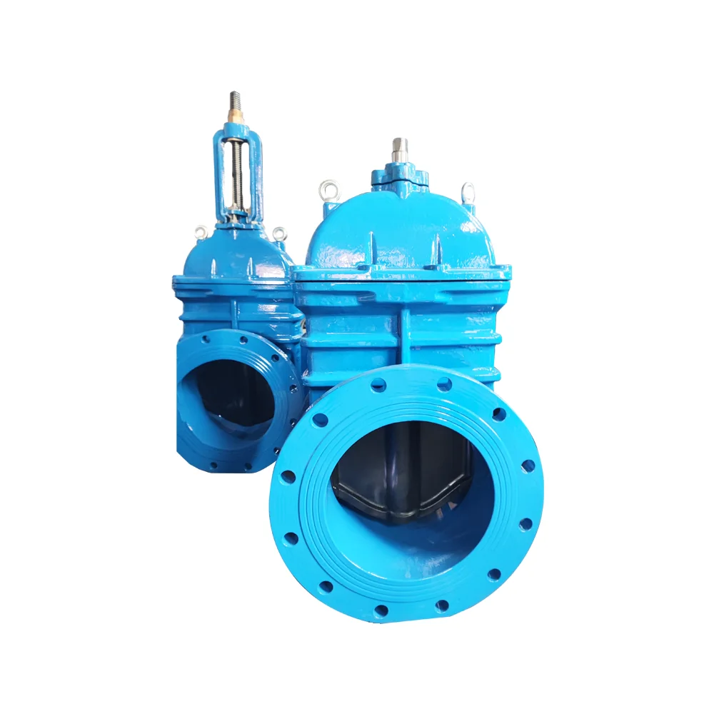 DIN3352 F4 BS5163 Pn16 Dn100 Water Din 3352 F4 Resilient Seated Gate Flanged Valve