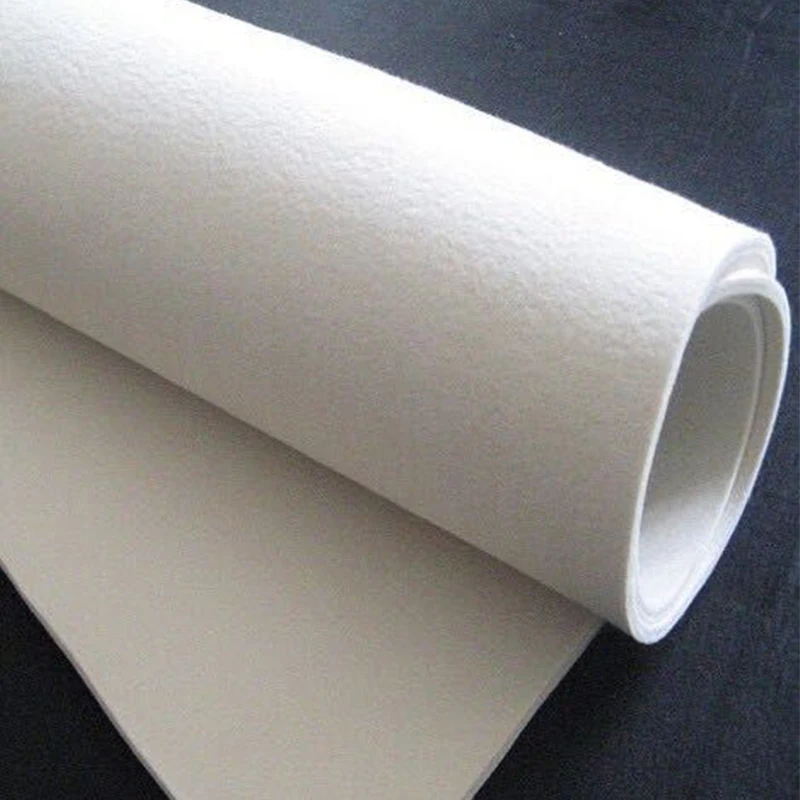 The manufacturer specially provides wool felt 100% fabric roll industrial natural white wool felt pure Merino wool felt