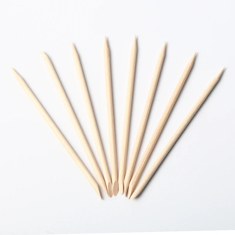 O.R.I brand 100pcs/pack nail art manicure pedicure tool orange wooden stick cuticle pusher