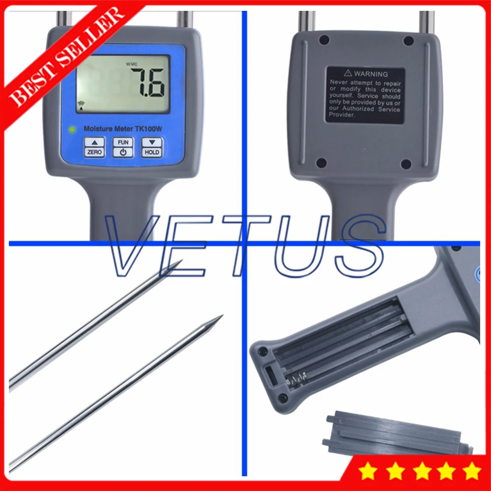 Измеритель влажности опилок тестер с функцией хранения данных и диапазоном 0-84 градусов Цельсия