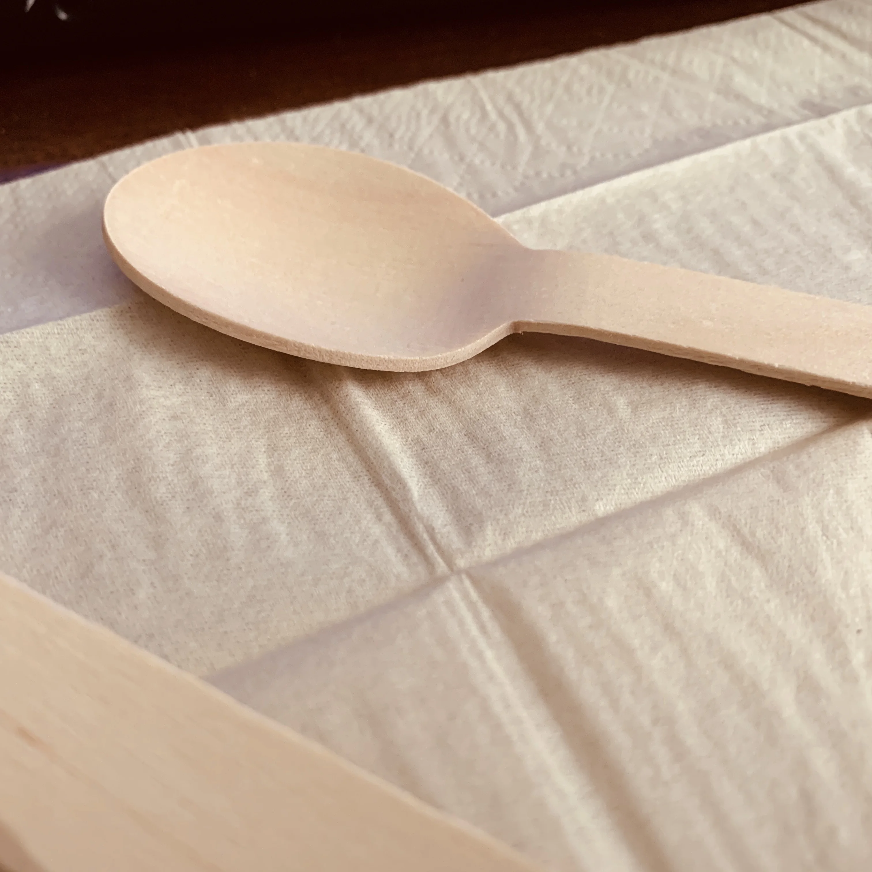 
F-S-C Birch Wood Disposable Cutlery For Restaurant Use 